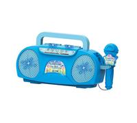 Sharplace Micrófono Infantil, Máquina de, Mini Altavoz, Juguete de Desarrollo Multiusos para Niños en Edad Preescolar, Actividades Al Aire Libre Y en Ca, Azul
