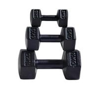 Sharplace Mini Juego Deportivo de 3 Uds., Modelo de Mini Mancuernas, Escena Deportiva DIY, Casa de Muñecas Decorativa, Barra de Gimnasio para Niños de 3, 4, 5, Negro