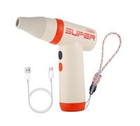 Sharplace Mini secador de cabello 3 engranajes Configuración de cuidado del cabello Profesional Secador de soplado inalámbrico rápido seco rápido para pintura, Naranja