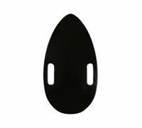 Sharplace Mini Skateboard Deck Tabla para Patinaje Tabla Compacta Tabla en Forma de Lágrima de Arce con Cortes de Mano y Montaje, Negro Puro, 44 Cm X 25 Cm