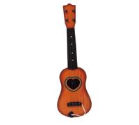 Sharplace Mini Ukelele Infantil, Guitarra Clásica, Juguete Educativo para Niños Y Niñas de 3 años en Adelante, Ideal para Fiestas Y Preescolares, marrón
