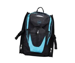 Sharplace Mochila para Patines con Costuras Reforzadas Múltiples Bolsillos Material Fácil de Limpiar Correa para el Hombro Ajustable Adecuada para Niños y, Azul Grande