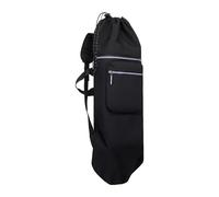 Sharplace Mochila para Patineta, Bolsa de Viaje, Organizador, Cierre de Cordón, Funda de Transporte para Longboard, Tela Oxford, Impermeable, Ligera, Adecuada P, Negro