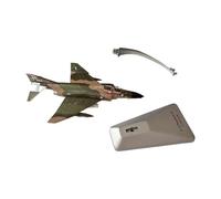 Sharplace Modelo de Avión de F4 a Escala 1:144, Modelo de Avión de Ataque, Juguete de Simulación de Avión para Oficina, Sala de Estar, Estantería Y