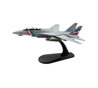 Sharplace Modelo de Avión Fundido a Presión de Aleación 1/100 F14D, Modelo de Colección de Avión Estimulado, Adorno, Decoración de Escritorio con Soporte de Exh