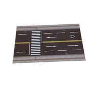 Sharplace Modelo de Escena de Carretera a Escala 1:64, Minigaraje de Fundición a Presión, Antideslizante, Garaje Subterráneo, Fondo de Diorama, Estacionamiento, con Paso de Cebra