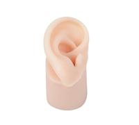 Sharplace Modelo de Oreja de Silicona Simulada, con Textura Delicada Y Base de Exhibición, Derecho