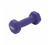 Sharplace Mujer Mancuerna Hexagonal Sólida de Hierro Fundido Ideal para Trabajo de Brazo Presses de Hombro Movimientos de Fuerza y Resistencia Muscular Adecuada, Púrpura Mate, 1kg/Unidad