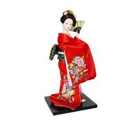 Sharplace Muñeca Kimono de Geisha Japonesa, Adorno de Mesa, Estatua de niña para Escritorio de Dormitorio