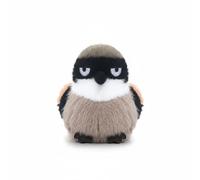 Sharplace Muñeco de Pájaro de Peluche Infantil Animal Bordado de Felpa Corta Relleno con Material y Base Estable Adecuado para Regalo de Cumpleaños Juego en Casa Decoración, Shrike