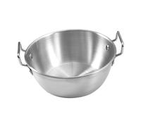 Sharplace Olla para Cocinar Ramen Olla para Ramen Calentador de Leche Y Café Sin Tapa Olla para Fideos Olla para Sopa de Kimchi para Cocina Estufas de Gas Viaje, 16CM plata, tal como se describe