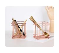Sharplace Organizador de Escritorio de 6 Piezas con Portalápices de Hierro, Malla Metálica, Multiusos para Artículos de Papelería Y Pinceles, Resistente para La, 2 Piezas