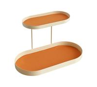 Sharplace Organizador de Mostrador para Maquillaje Y Cuidado de La Piel. Estante Organizador Multiusos Resistente de 2 Niveles para Almacenamiento de Cosméticos, Style E, Individual