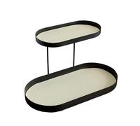 Sharplace Organizador de Mostrador para Maquillaje Y Cuidado de La Piel. Estante Organizador Multiusos Resistente de 2 Niveles para Almacenamiento de Cosméticos, Style a, Individual