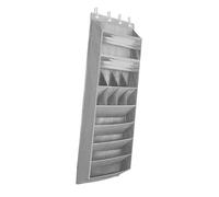 Sharplace Organizador de Zapatos sobre la Puerta Colgante de Zapatillas Colgantes portaño para Ropa de Pared de Dormitorio, Gris
