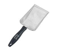 Sharplace Pala para Arena de Gato, Pala de Sustrato, Pala de Metal Portátil con Mango Largo, Tamizador de Arena para Gatos, Pala para Arena de Gato para, Malla de 2,0 mm