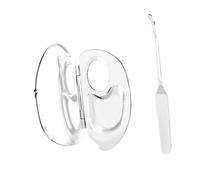 Sharplace Paleta para mezclar maquillaje, bandeja para mezclar base, pigmentos transparentes para decoración de uñas