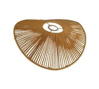 Sharplace Pantalla de Lámpara Rústica Hecha a Mano con Cuerda Tejida para Lámparas Colgantes, Candelabros, Pantallas de Lámparas de Pie, Cafeterías, Comedores Y