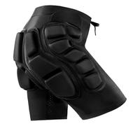 Sharplace Pantalones Cortos Acolchados, Equipo Negro, Protector de Coxis para Monopatín, Motocross Y Snowboard, Xk