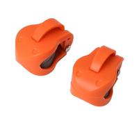 Sharplace Paquete de 2 Clips para Cañas de Pescar, Correas para Sujetar Cañas de Pescar, Agarre Compacto Y Antideslizante, Multifuncional para Almacenamiento en, Naranja