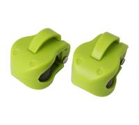 Sharplace Paquete de 2 Clips para Cañas de Pescar, Correas para Sujetar Cañas de Pescar, Agarre Compacto Y Antideslizante, Multifuncional para Almacenamiento en, Verde