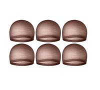Sharplace Paquete de 6 Gorros para Peluca, Gorro de Media para Peluca, Diadema Elástica Transpirable para Hombres Y Mujeres para Halloween, Bodas Y Fiestas, CafÉ