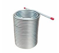 Sharplace para Enfriamiento de Bebidas Chiller de Acero Inoxidable Equipo para Sistemas de Cerveza Tubo Flexible Doble Anillo Función Eficiente Adecuada para Restaurantes Servicio de Bebidas