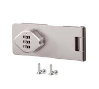 Sharplace para Puerta de Armario, para Cajón con Tornillos, Mecánica de Combinación Sin Llave para Exteriores, Garaje, Baño, Plata 4.5 pulgadas, tal como se describe