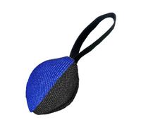 Sharplace Pelota de Tirar para Perros, Juguete Portátil Y Cómodo para Entrenar Mordidas, Juego Interactivo para Juegos, Entretenimiento Individual, Persecución, Azul Negro