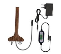 Sharplace Percha Calefactable para Pájaros, Calentador para Jaulas, Accesorios Ajustables de Resina para Jaulas, Soporte para Loros, Calentador para Pájaros Peq