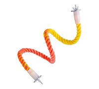 Sharplace Percha de Cuerda para Pájaros, Juguete de Soporte para Escalar, Fácil de Instalar, Colorida Y Flexible, Soporte Resistente para Actividades de Periqui, 60cm