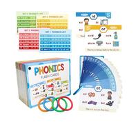 Sharplace Phonics Flash Cards Palabras Fun Educational para Niños de Educación en El Hogar