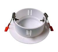 Sharplace Placa de Cubierta para Orificio de Techo, Tira de Moldura para Luz Empotrada, Accesorios de Bricolaje, Tira de Moldura para Orificio de Luz Descendent, Agujero de 60 a 69