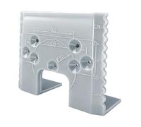 Sharplace Plantilla de taladro para bisagras, plantilla de montaje de 2 mm, herramientas de carpintero, asistente de alineación, clip de instalación de