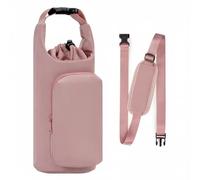 Sharplace Porta Térmico con Funda Aislante y Correa Desmontable Soporte Interno para Mantener Temperatura Compartimiento Adicional Integrado con Malla, Pink