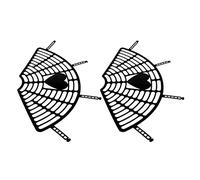 Sharplace Protector de de Rueda Trasera de 50 Cm, de Seguridad de Red para Guardabarros para Niños, Protector para El Cuidado de Los Pies - Negro