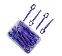 Sharplace Protector de Esmalte de Uñas para Dedos, Herramientas de Manicura, Ligero, Práctico para Pintar, Pinzas para Uñas para Gel Constructor, PÚrpura