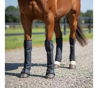 Sharplace Protector de Pierna Antimosquitos para Caballo Botas Vendas Fundas Envolturas Malla PVC Transpirable Que Disuade Moscas y Estable Adecuado, Negro