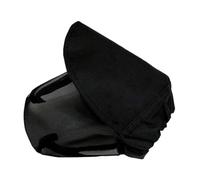 Sharplace Protector Facial para Perros Que Espinas Y Rocas. Capucha de Malla Ligera para Deportes Al Aire Libre Y Camping, Negro, M