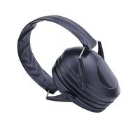 Sharplace Protectores Auditivos, Orejeras Insonorizadas con Reducción de Ruido, Protectores Auditivos Plegables para Dormir, Jugar Y Cortar El Césped, Negro