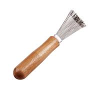 Sharplace Rastrillo de alambre metálico para limpiar cepillos de pelo, removedor de, limpiador de peines y cepillos para uso doméstico y de salón.