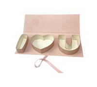Sharplace Regalo Del Día de La Madre de Cartas de Boxeo Vacías Decorativas con La Caja de Regalos de Embalaje de Decoración de para La Fiesta Del Día D, Rosa, tal como se describe