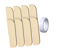 Sharplace Relleno de de madera Kit de reparación de madera Pieza de repuesto Fijación de panel Reparación de Placa de, Esquina Redondeada, 8 Piezas