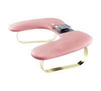 Sharplace Reposamanos de piel sintética para manicura con soporte para teléfono, cojín de reposamanos para salón de manicura, ideal como regalo para, Rosa
