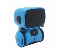 Sharplace Robot Interactivo para Niños Juguete de Auditivo Música Plástico Redondeado Adecuado para el Juego Participativo y Aprendizaje Dentro del Hogar , Azul