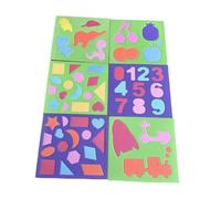 Sharplace Rompecabezas de 6 Piezas con Formas de Animales de Dibujos Animados para Niños de Jardín de Infantes