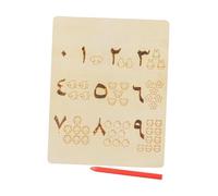 Sharplace Rompecabezas del Alfabeto árabe con Bloques de Letras: Rompecabezas de Coordinación Mano-Ojo para Aprender Letras árabes: Idea de Regalo para Niños Y