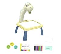 Sharplace Set de Proyector de Dibujo Portátil, Mesa de Bocetos, Suministros de Arte, Proyector de Calco Y Dibujo, Juguete para Niños Y Niñas, Luz 24 Patrones