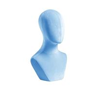 Sharplace Shop Window Dolls Head Velvet Manikin Head Modell Base Base Varias CHO HUT -STAND -STAND -SPORT PLACE para para PEDIDOS para AURIDOS de JEJEY, Azul