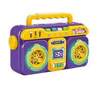 Sharplace Soplador de Burbujas con Grabadora de Sonido Creativa para Niños Al Aire Libre, Automático para Niños Pequeños, Niños Y Niñas, Juguetes para Interiore, Púrpura
